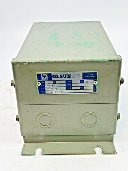 OLSUN - 18746 S-632282 - DRY TYPE TRANSFORMER - 1.5 KVA, 60 HZ, 1 PH, 230/460 HV1