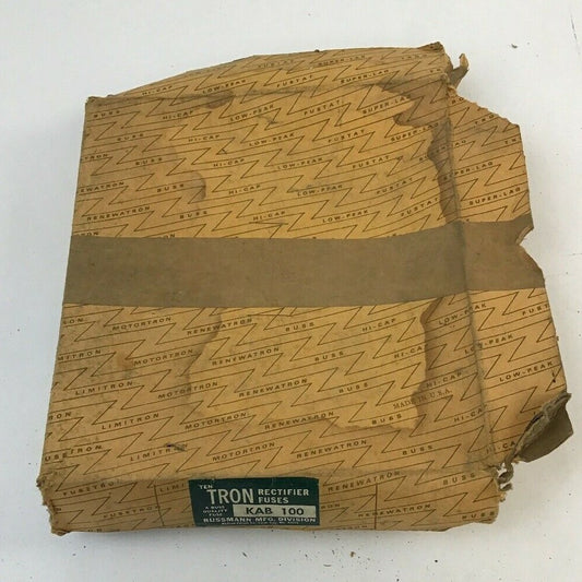 TRON KAB 100 RECTIFIER FUSE 250VAC ****LOTOF10**** 0