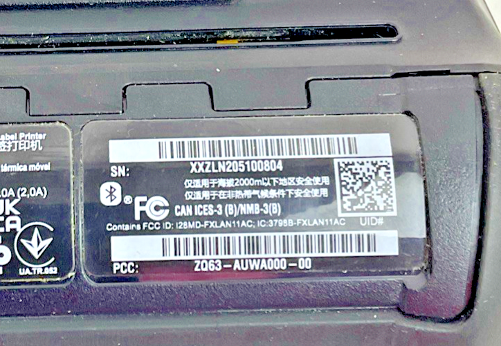 ZEBRA ZQ630 THERMAL LABEL PRINTER 12VDC ZQ63-AUWA000-002