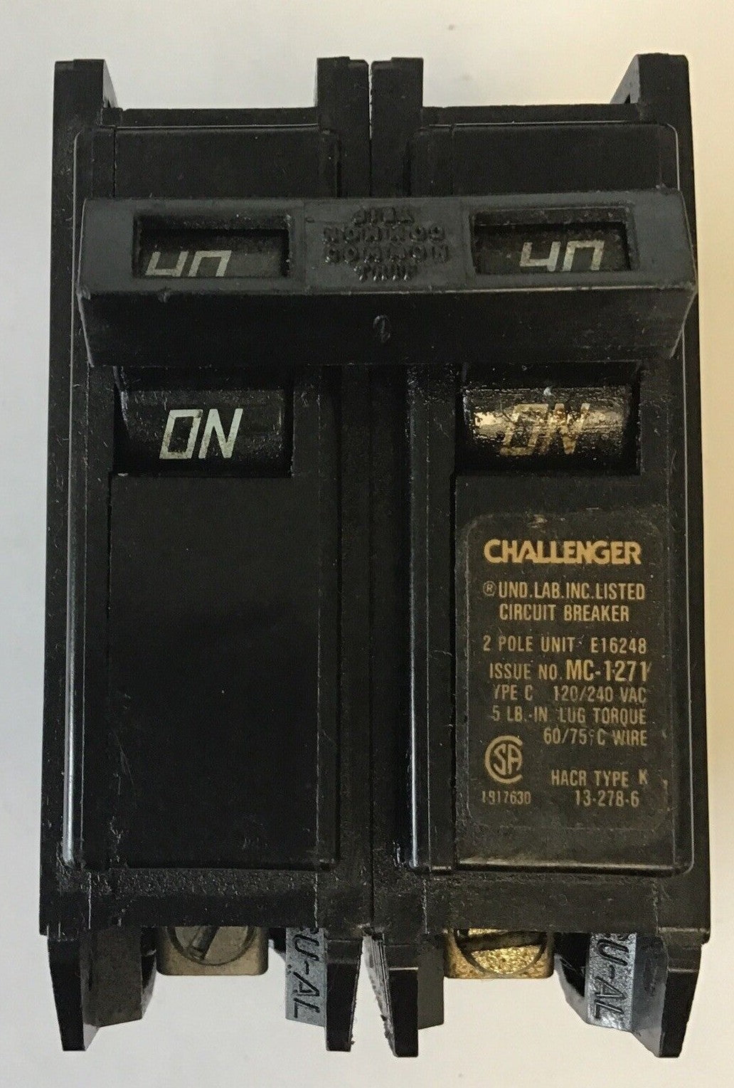 CHALLENGER C240 CIRCUIT BREAKER 2POLE 40AMP 120/240VAC ***LOTOF10***1