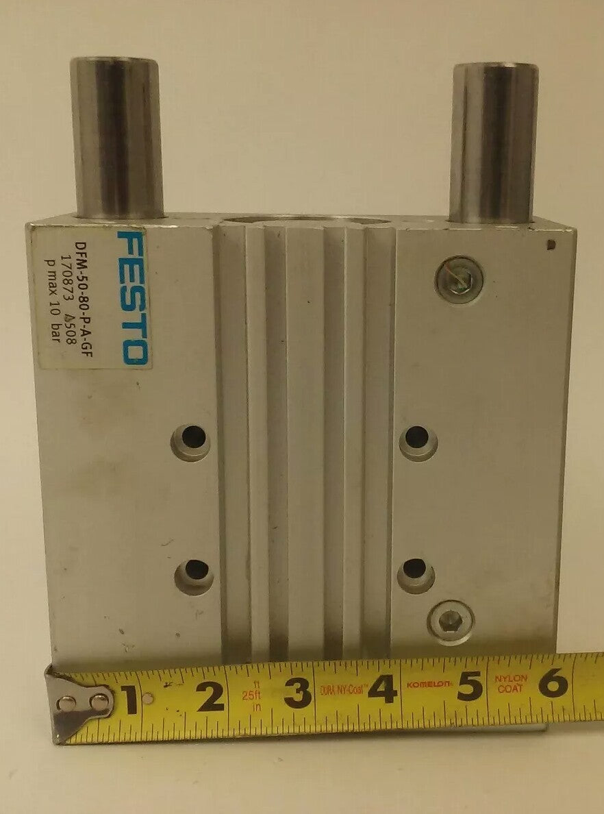 FESTO DFM-50-80-P-A-GF AIR CYLINDER DFM-50-80, PMAX= 10BAR, DFM5080PAGF5