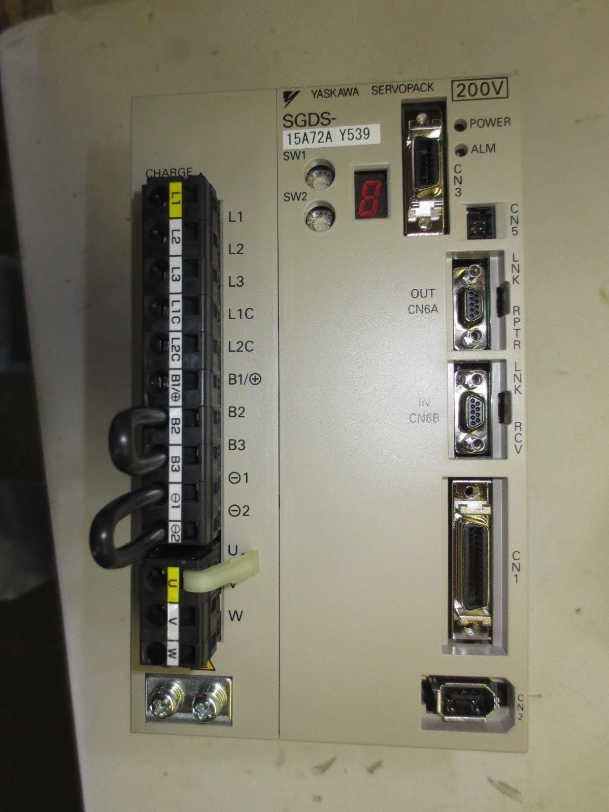 YASKAWA SGDS-15A72AY539 AC SERVOPACK OUTPUT: 230VAC, 0-300Hz 11.6A NEW SURPLUS11