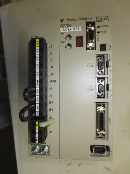 YASKAWA SGDS-15A72AY539 AC SERVOPACK OUTPUT: 230VAC, 0-300Hz 11.6A NEW SURPLUS11