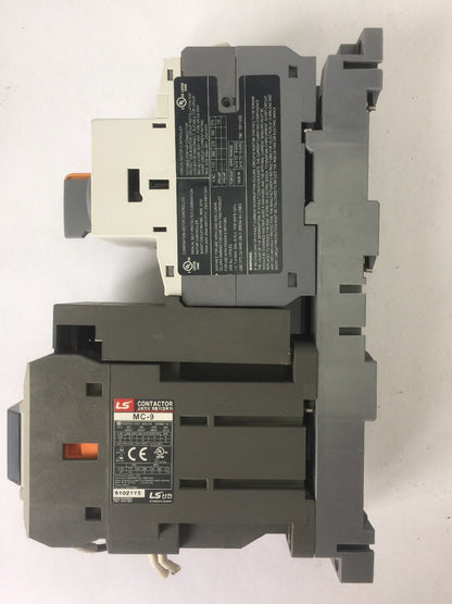LS MOTOR STARTER MC-9 COIL 24VDC MMS-32H 1.6-2.0A MU-45 RAIL MOUNTING ADAPTOR5