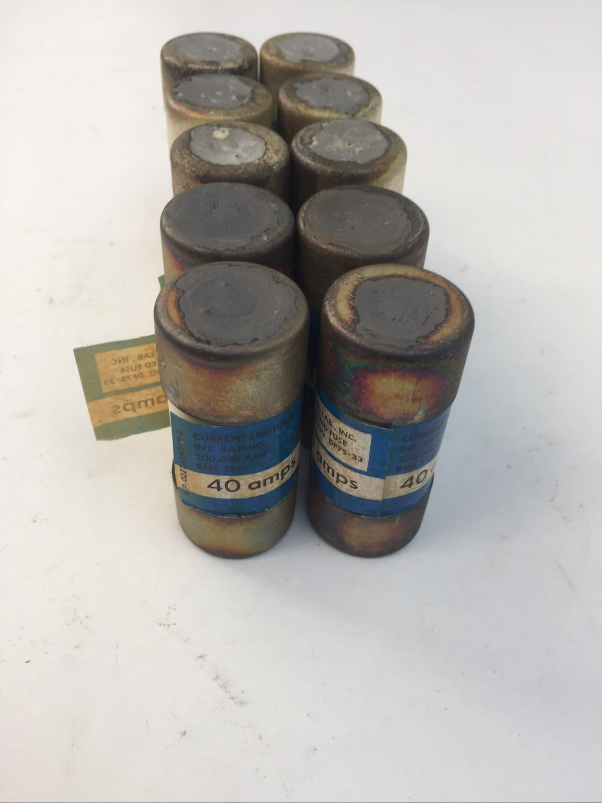 GE GF8B40 CLF FUSE CLASS J 40AMP 600VAC (LOT OF 10)2