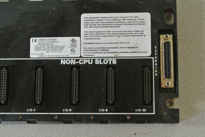 GE FANUC IC693CHS392K - BASE 10-SLOT EXPANSION - EMI ENHANCED3