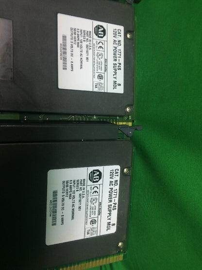 *LOT OF 2* ALLEN BRADLEY 1771-P4S B 120VAC POWER SUPPLY MODULE1