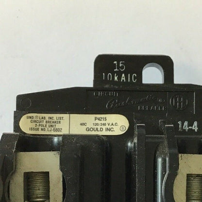ITE P4215 120/240VAC  PUSHMATIC 2POLE CIRCUIT BREAKER1