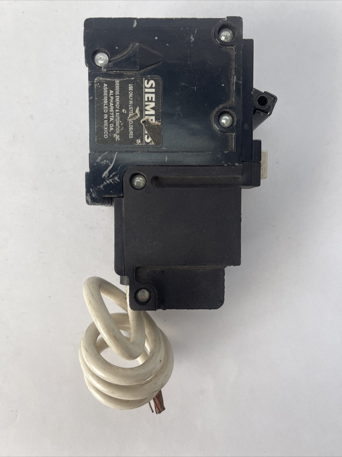 SIEMENS QPF240 CIRCUIT BREAKER GROUND FAULT 2POLE 40AMP 120/240VAC CLASS A3