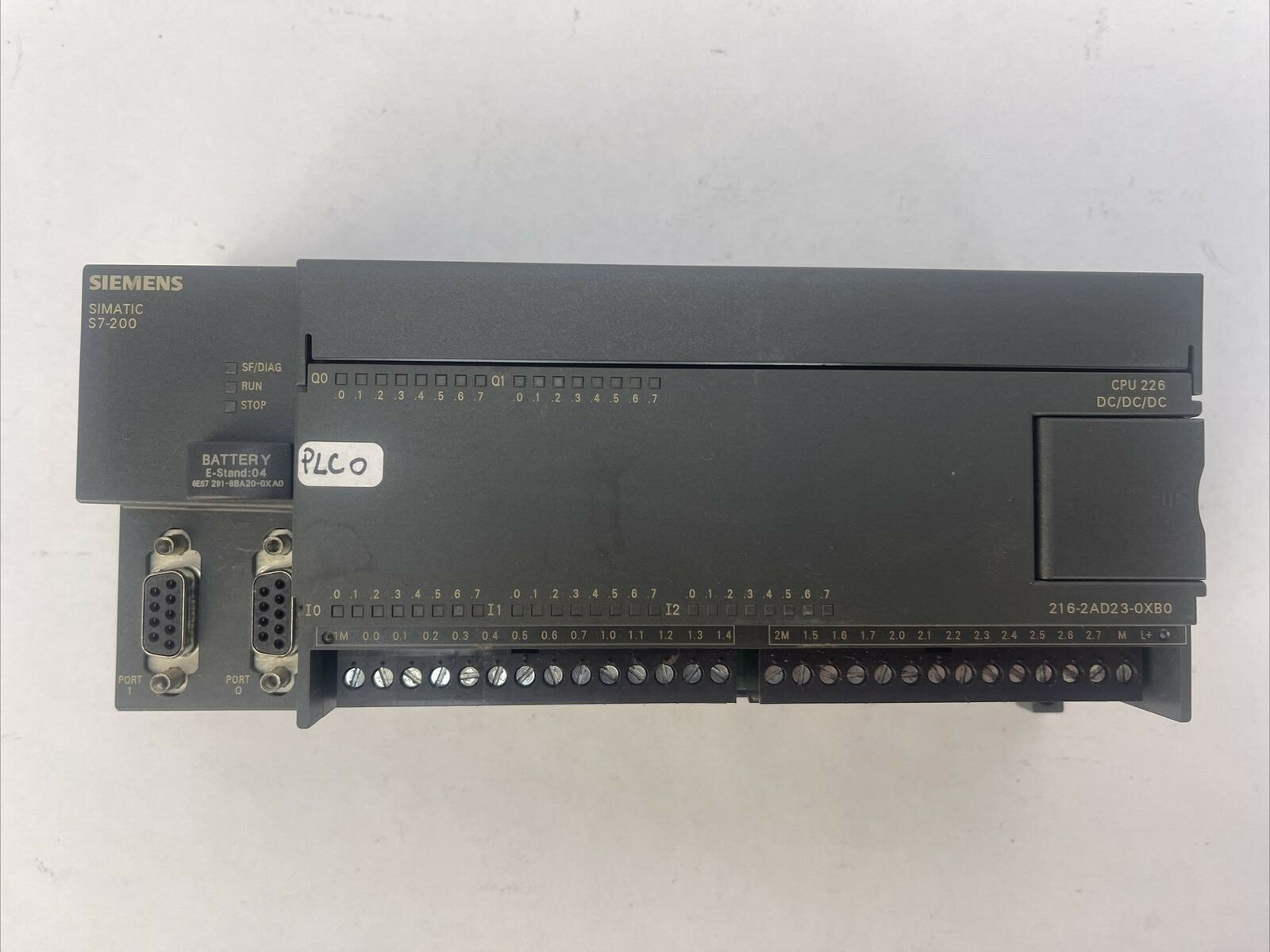 SIEMENS 1P 6ES7 216-2AD23-0XB0 POWER SUPPLY 21-28VDC CPU 2260