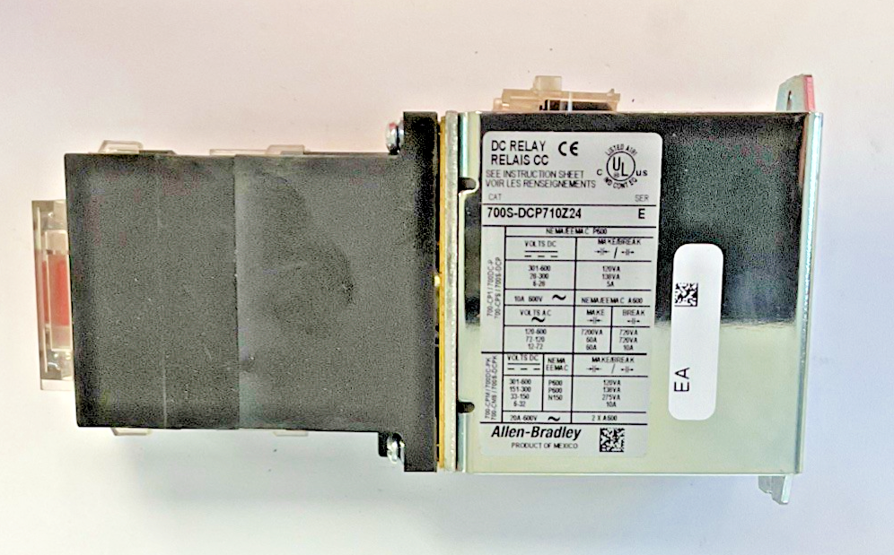 ALLEN BRADLEY 700S-DCP710Z24 RELAY SER.E 600VAC 20A2