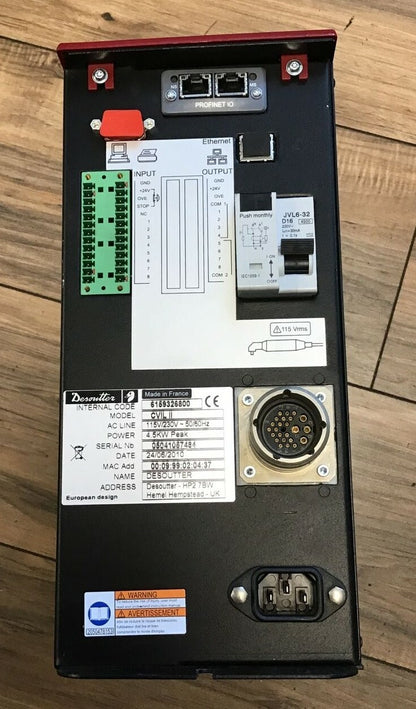 DESOUTTER CVIL II NUTRUNNER CONTROLLER 115/230VAC 50/60HZ 4.5KW4