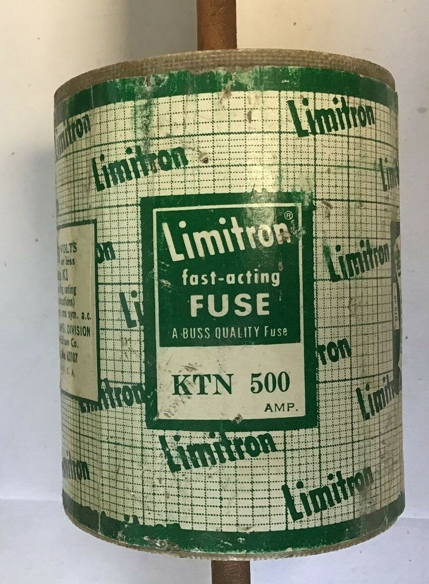 LIMITRON KTN 500 FAST ACTING FUSE 500AMP 250V CLASS K1 1