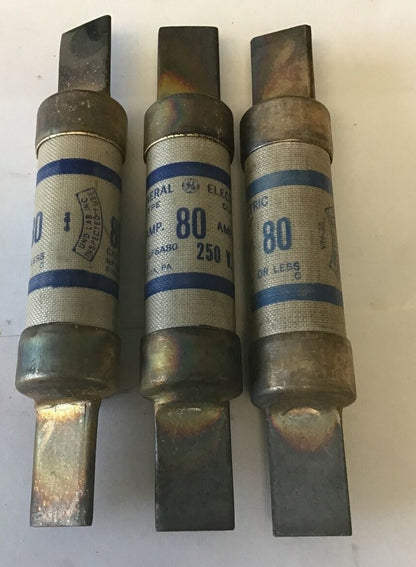 GENERAL ELECTRIC GF6A80 FUSE 250V 80A ****LOTOF3****1