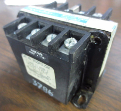 IMPERVITRAN B025PUZ15XK CONTROL TRANSFORMER 240/480V -- 120V, .025kVA0