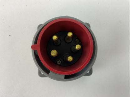 HUBBELL HBL530B7W FLANGED INLET WATERTIGHT PIN & SLEEVE 30A 277/480VAC 3 PHASE 5