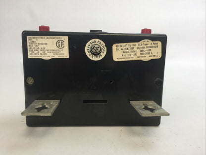 WESTINGHOUSE HLB2300T AB TRIP UNIT 300AMP 2POLE INST TRIP 1500-3000A 5680D04G162