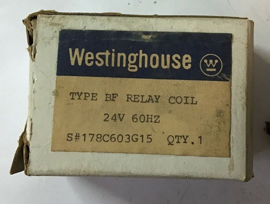 WESTINGHOUSE 178C603G15 COIL 24V 60HZ TYPE BF 1