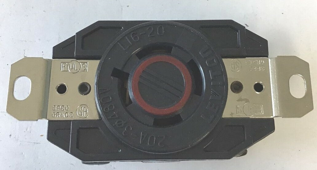 LEVITON 2430 LOCKING RECEPTACLE 3-POLE 3PHASE 2