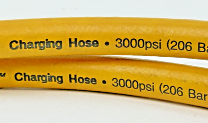YELLOW JACKET - PLUS II 60" 1/4" CHARGING HOSE - YELLOW - 3000 PSI / 600 PSI4
