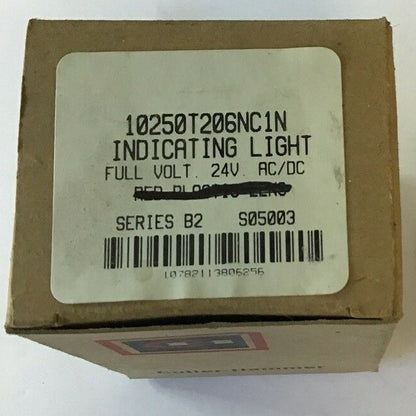  CUTLER-HAMMER 10250T206NC1N INDICATING LIGHT 24VAC/DC SER.B2 W/O LENS CAP1