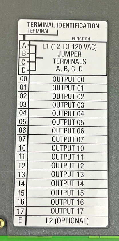 1771-OAD/C OUTPUT MODULE REV.F01 SER.C2