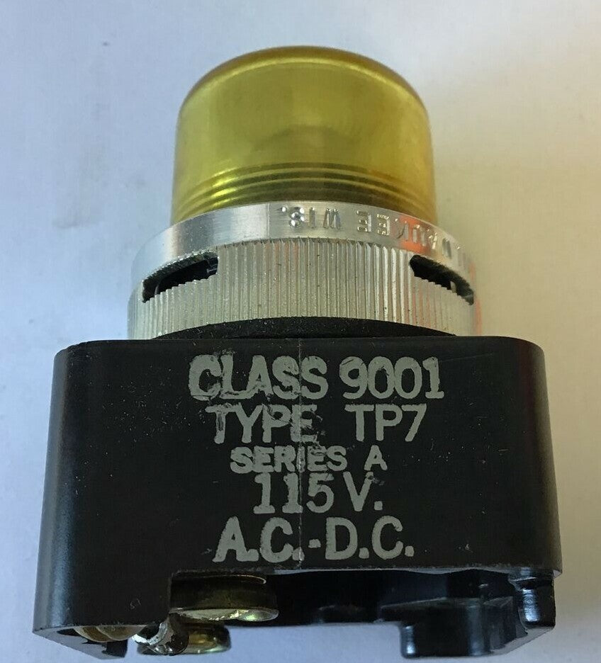 SQUARE D 9001 TP7 PILOT LIGHT ASSEMBLY SER.A 115VAC-DC2