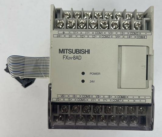 MITSUBISHI FX2N-8AD PROGRAMMABLE CONTROLLER 24VDC0