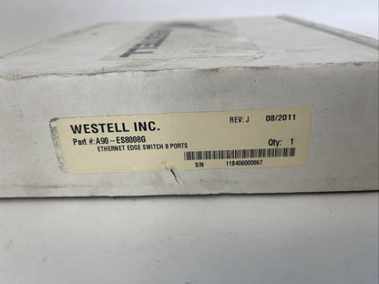 WESTELL A90-ES8008G ETHERNET MAGED SWITCH 8 PORTS GIG REV J0