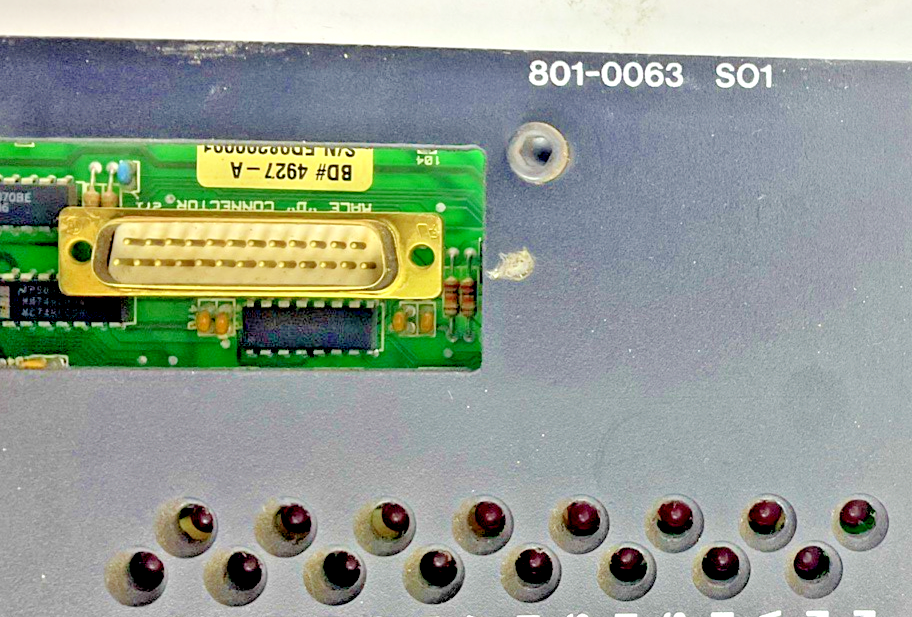 MEDAR 801-0063 SO1 CONTROL BOARD W/ KEYPAD1