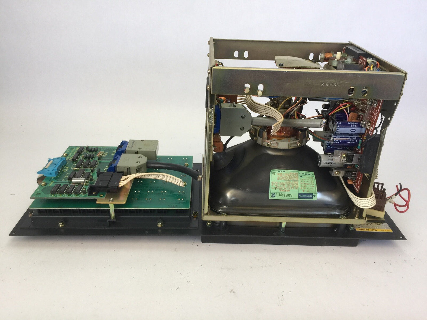 FANUC A02B-0059-C032 MDI/CRT UNIT A61L-0001-0072 A20B-0007-0030/02A4