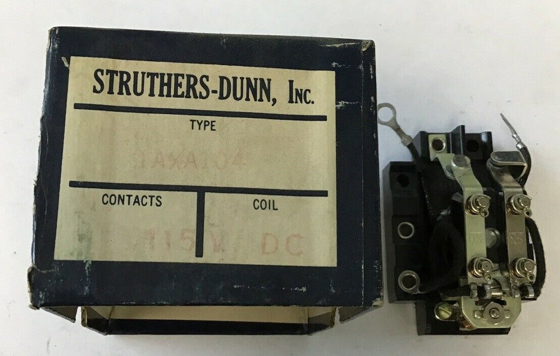 STRUTHERS-DUNN 1AXA104 RELAY 115VDC 60CY 0.5A0