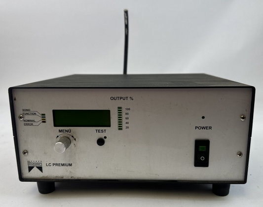 WEBER ULTRASONICS LC PREMIUM LC2000SD25P GENERATOR 230V 50-60HZ SOFTWARE 2.510