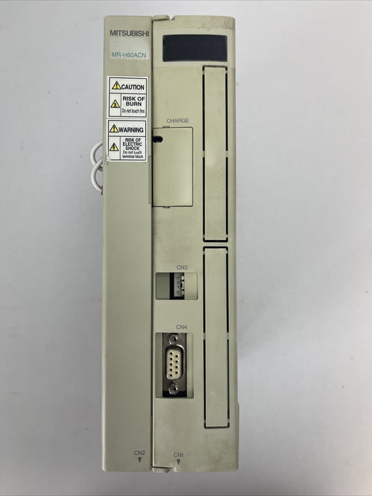 MITSUBISHI MR-H60ACN AC SERVO DRIVE OUPUT 3.6A INPUT 200-230VAC POWER 600W0
