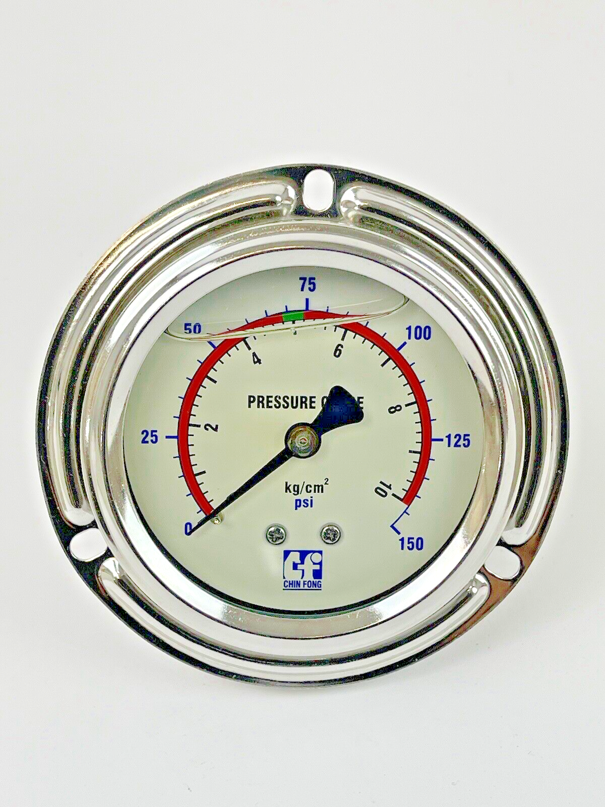 CHIN FONG - 1549009 - PRESSURE GAUGE - 60mm DIAMETER, 4mm NPT BM, 0-150 PSI2