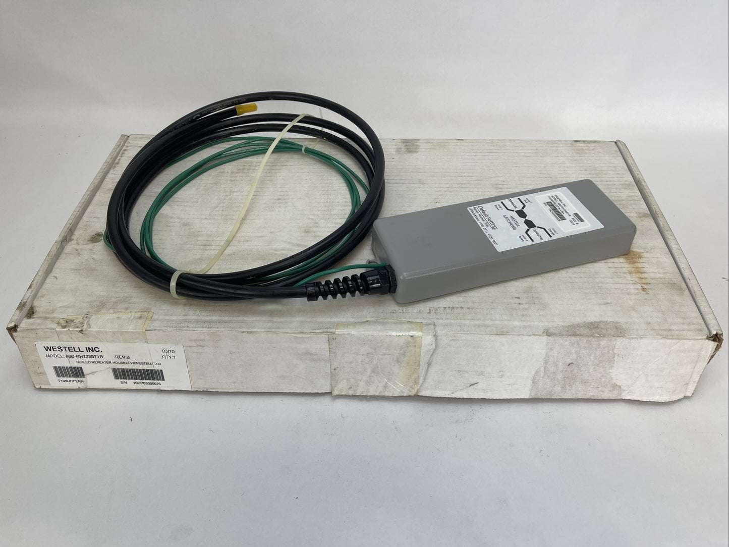 WESTELL A90-RH7239T1R REV B SEALED REPEATER HOUSING W/WESTELL 7239 (ILR7239LWI5)0