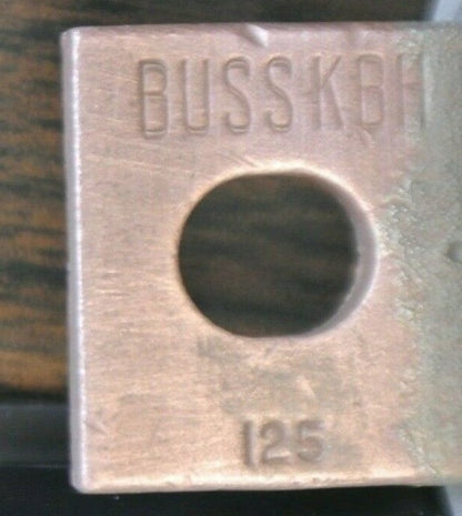 BOX of 5 / BUSSMANN / TRON KBH125 RECTIFIER FUSE / 125A / 500V / NEW SURPLUS2