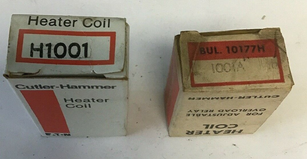 CUTLER HAMMER H1001A ADJ. OVERLOAD RELAY HEATER COIL***LOTOF2***0