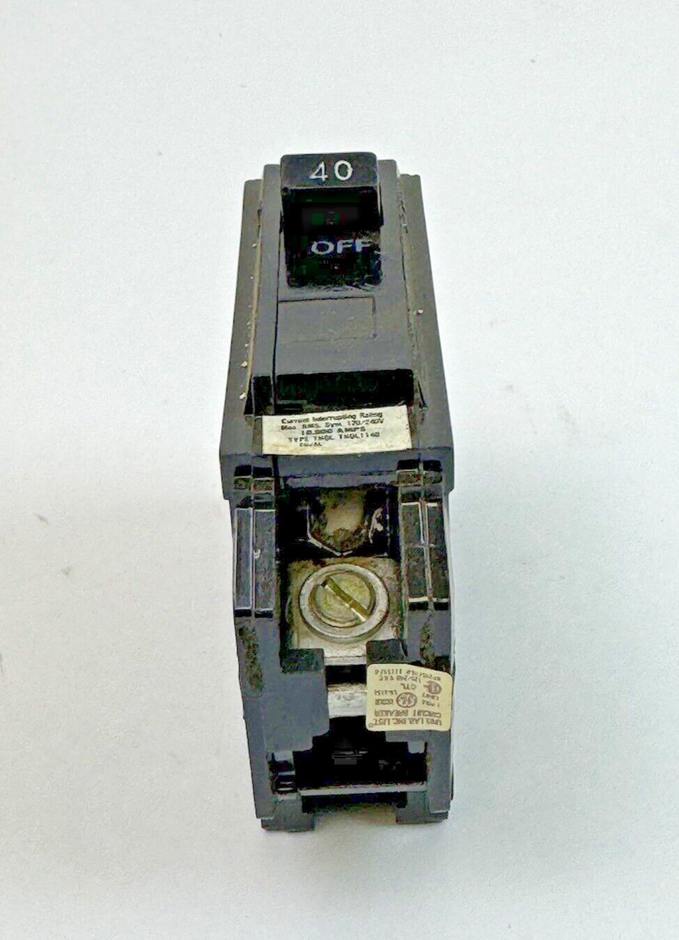 GE **BOX OF 6** THQL1140 - CIRCUIT BREAKERS - 1 POLE, 40 A, 240 VAC - NEW6