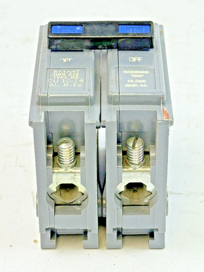 BRYANT *BOX OF 5* - HBR215 - COMMON TRIP CIRCUIT BREAKERS - 2 POLE/15 A/240 VAC5