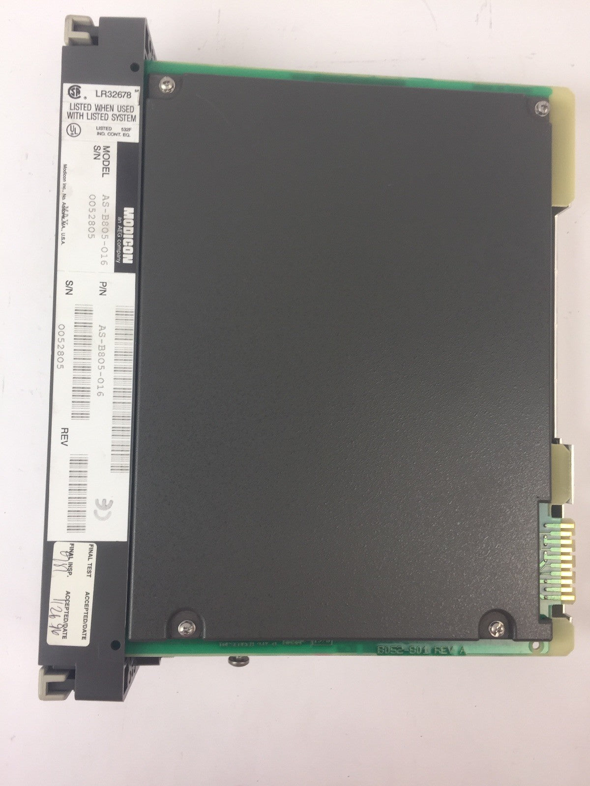 AEG MODION SCHNEIDER AS-B805-016 INPUT MODULE 115VAC2