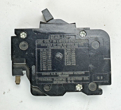 FPE *LOT OF 6* - 030 / NC130 - STAB-LOK BREAKERS - 1 POLE/240VAC/30A - NEW***6
