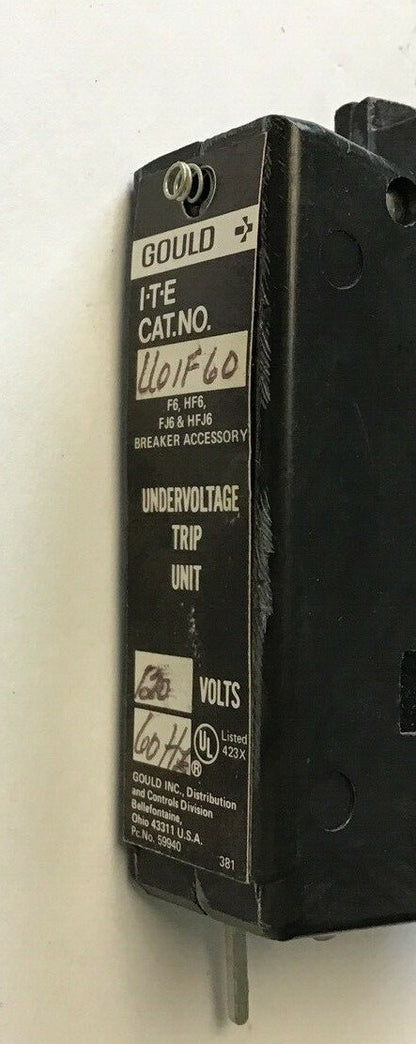 ITE LL01F60 UNDERVOLTAGE TRIP UNIT 120V 60HZ 5