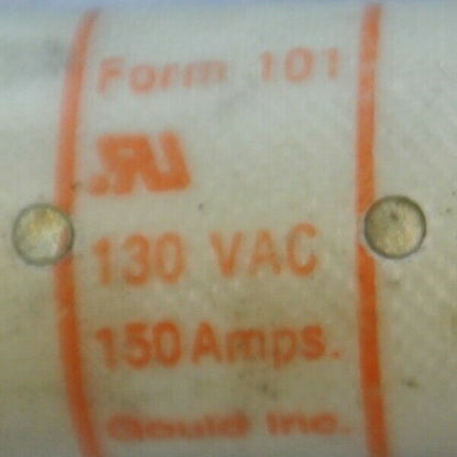 LOT of 4 / SHAWMUT A13X150 AMP-TRAP® BOLT-ON SEMICONDUCTOR FUSE / 150A / 130V2