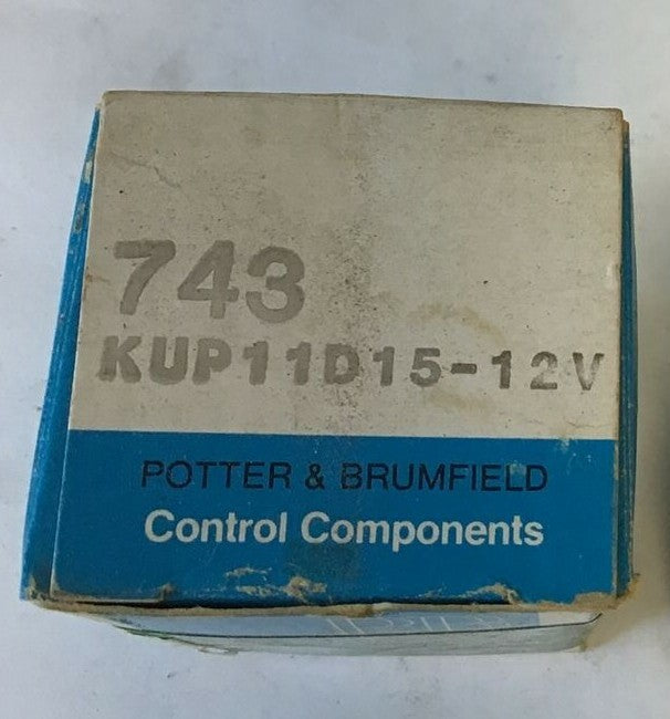POTTER & BRUMFIELD KUP11D15 12VDC RELAY 600VAC 3A 1/2HP1