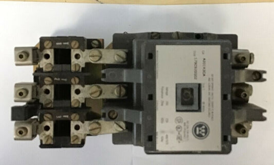 WESTINGHOUSE A201K3CA MOTOR STARTER 460/575V 50HP 90A SIZE 3 W/ AA33AB RELAY 0
