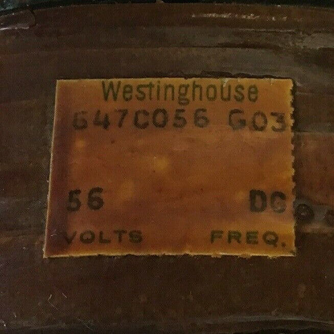 WESTINGHOUSE 647C056G03 COIL 56V1