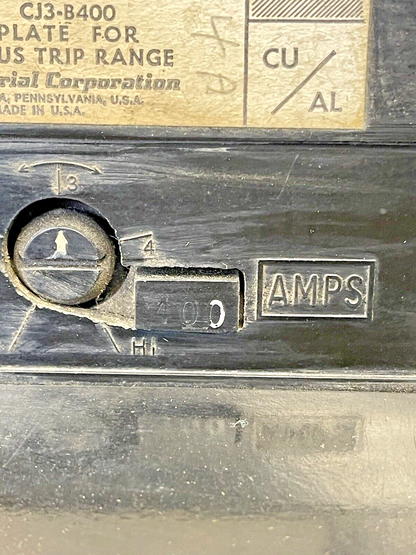 ITE - CJ3-B400 - FUSED CIRCUIT BREAKER - 400A/3 POLE/600VAC WITH 400 AMP TRIP3