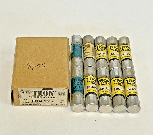 BUSSMANN - *BOX OF 10* - FNQ-1 6/10 -  TRON TIME-DELAY, 500 VAC0