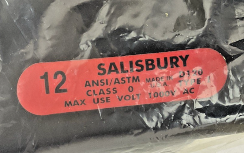 HONEYWELL GK011B/12 LINEMAN GLOVES SIZE12 1000V CLASS0 TYPE1 D120 AHCZ SALISBURY3